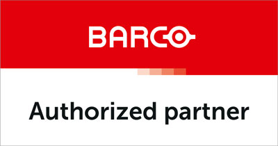 Das Copperationslogo der Firma BARCO