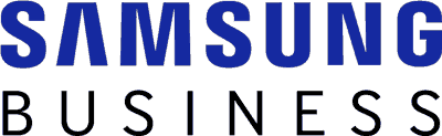 Das Copperationslogo der Firma Samsung